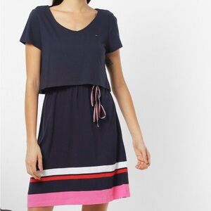 Tommy Hilfiger T-Shirt Dress Drawstring Waist